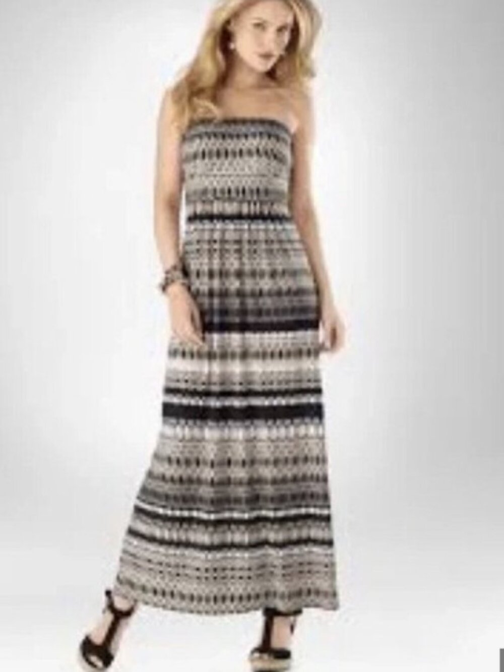 Soma Vanessa Bandeau Maxi Dress Size XL